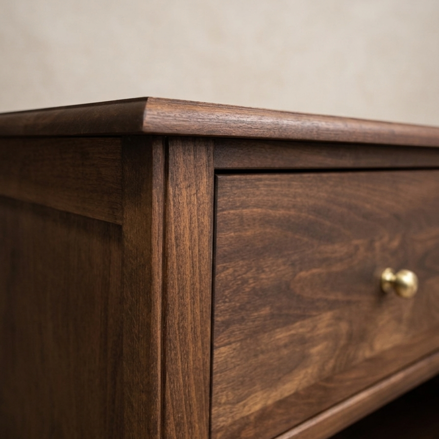 Gündedün Solid Wood K. Walnut Chest of Drawers