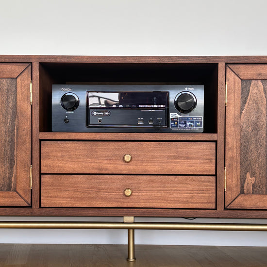 Münhasır Masif Ahşap Cocoa TV Ünitesi