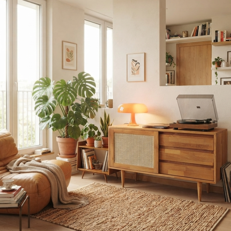 Luna Solid Wood Pure Console
