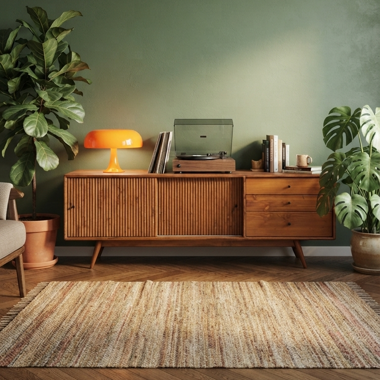 Mazhar V1 Solid Wood Teak TV Unit