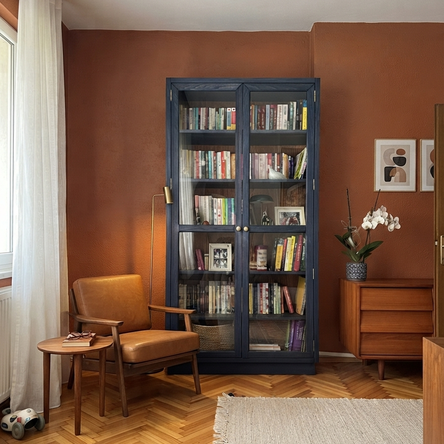 Zarife Solid Wood Arabica Bookcase