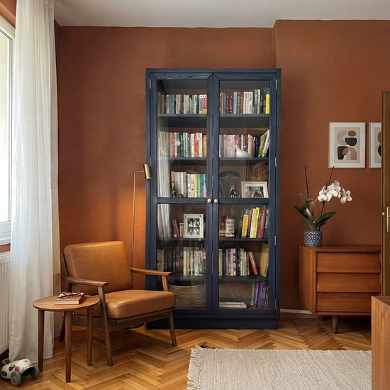 Zarife Solid Wood Arabica Bookcase