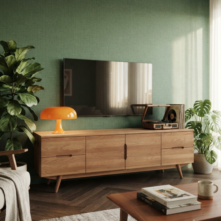 Sükun Solid Wood Bourbon TV Unit