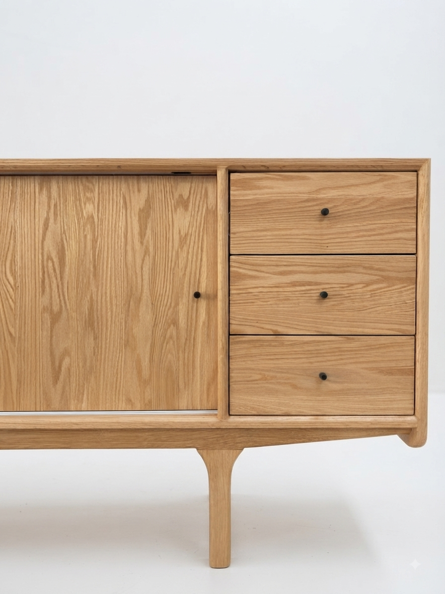 Mazi V1 Solid Wood Pure Console