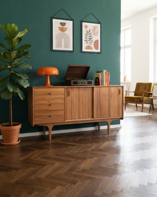 Mazi V1 Solid Wood Bourbon Console