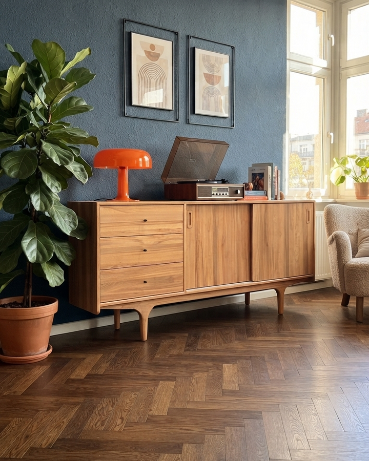 Mazi V1 Solid Wood Bourbon Console