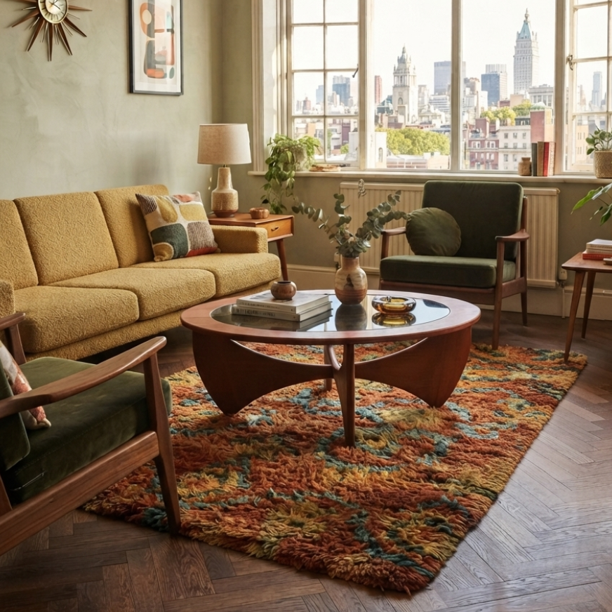 Mahrut Solid Wood Arabica Coffee Table