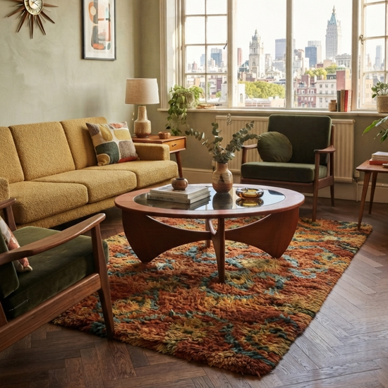 Mahrut Solid Wood Arabica Coffee Table
