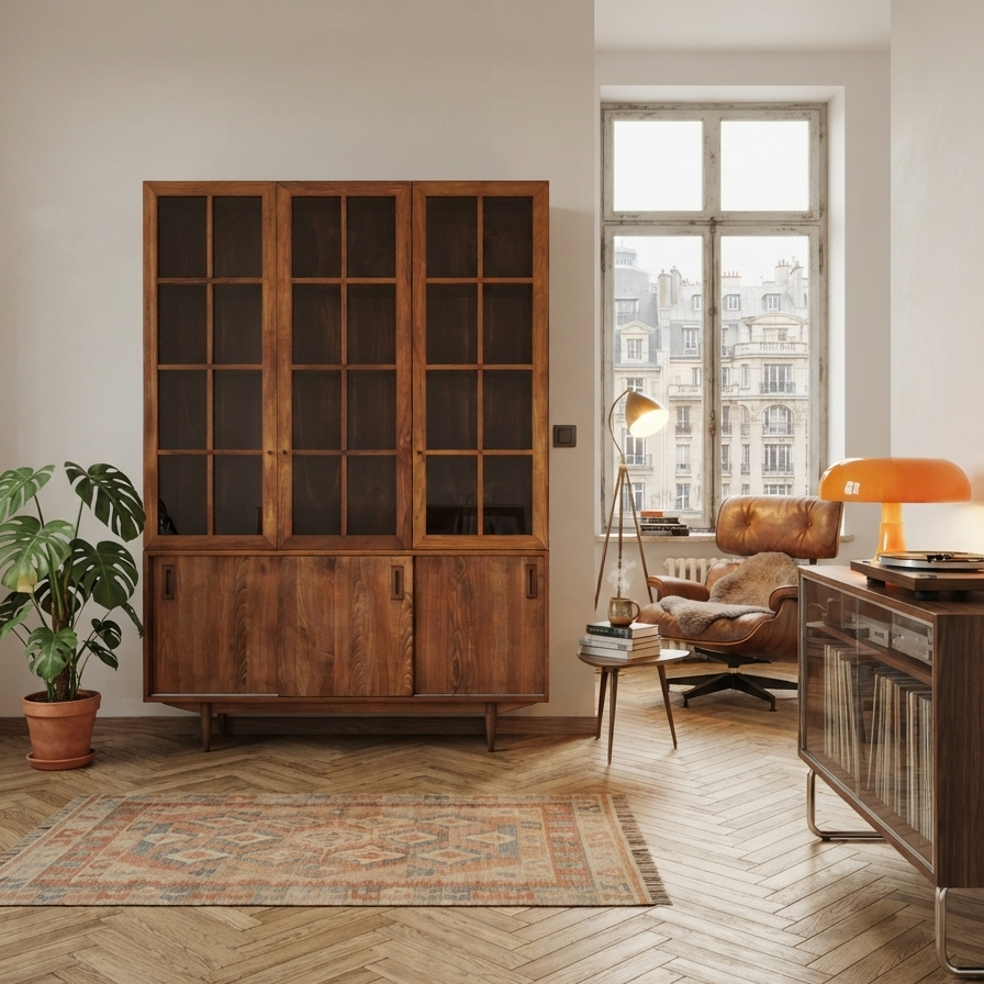 Muaşaka Solid Wood Arabica 3-Piece Buffet