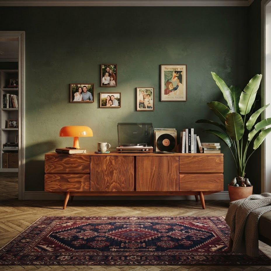 Sükun Solid Wood Bourbon TV Unit