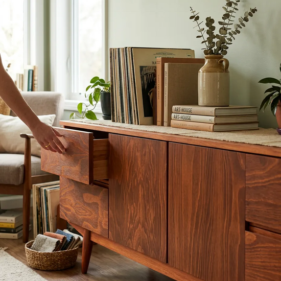 Sükun Solid Wood Bourbon TV Unit