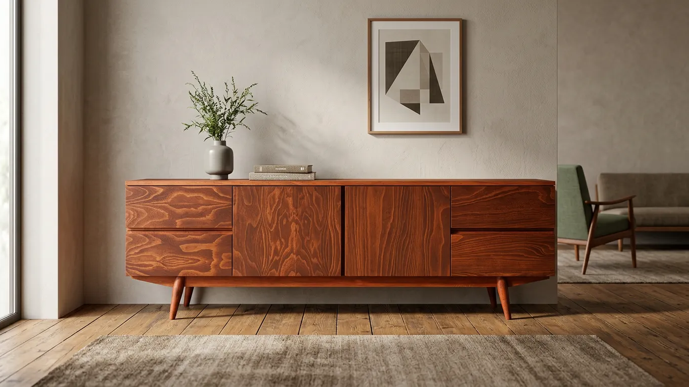 Sükun Solid Wood Bourbon TV Unit