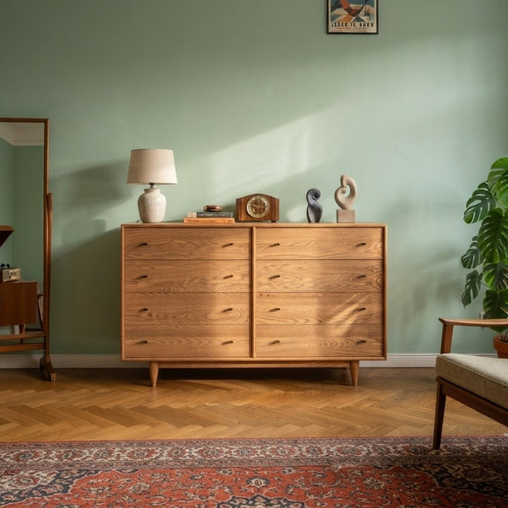 Gündedün Solid Wood Bourbon Chest of Drawers