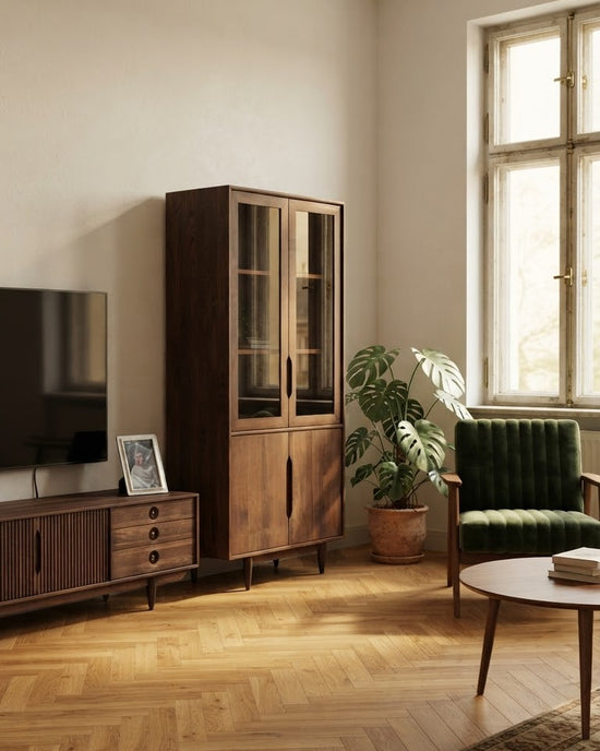 Mualla Solid Wood Cocoa Buffet