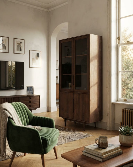 Mualla Solid Wood Cocoa Buffet