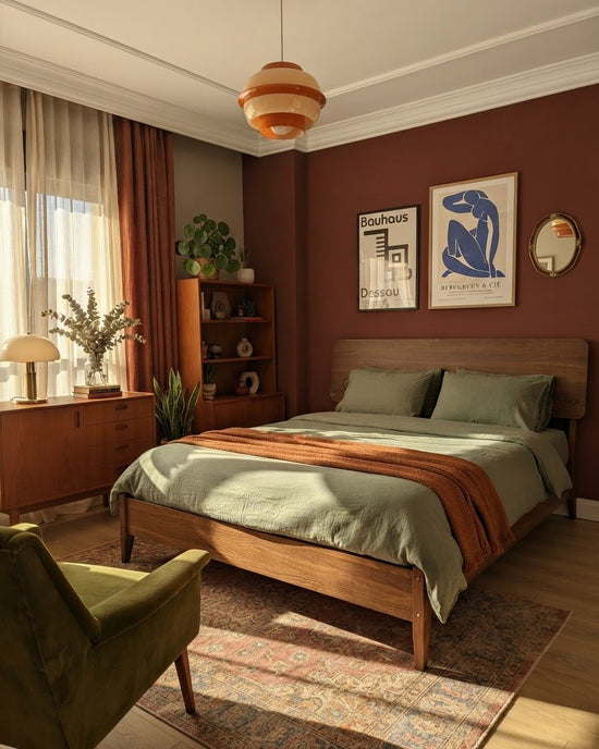Yekum Solid Wood Bourbon Bed