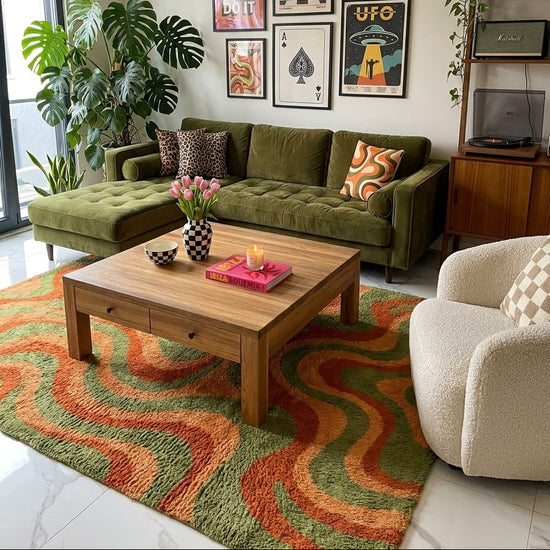 Baba Solid Wood Bourbon Coffee Table