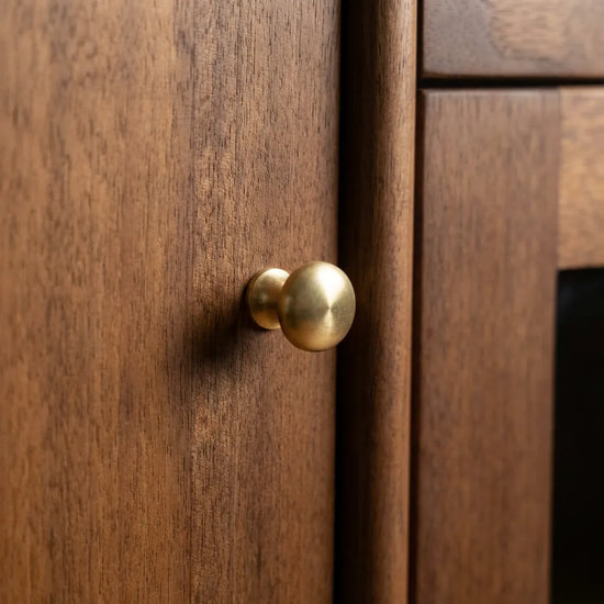 Derun Solid Wood Cocoa Cabinet