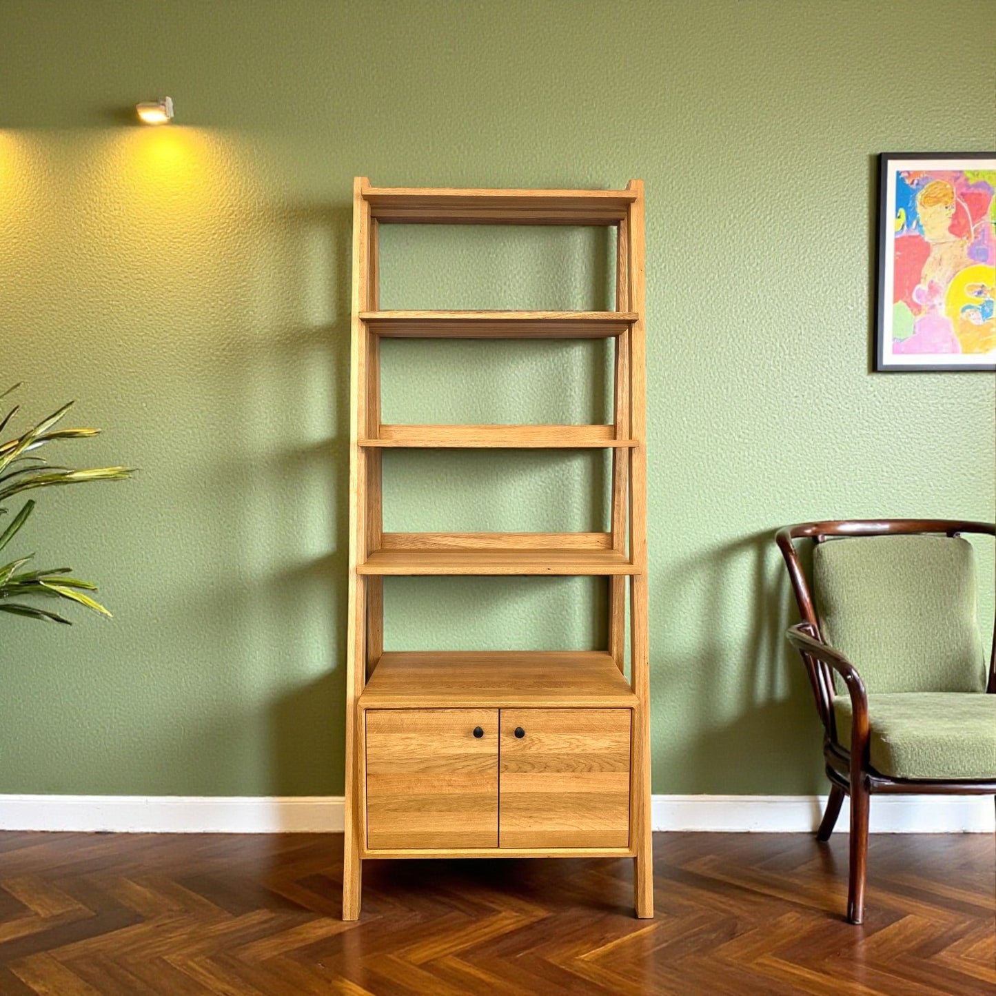 Keyf Masif Ahşap Pure Kitaplık