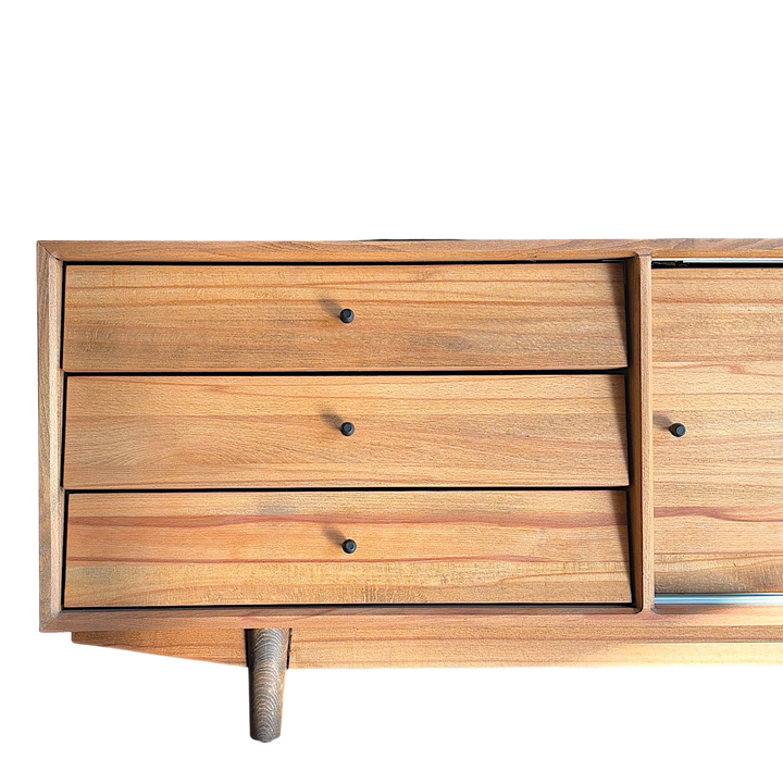 Mahir Masif Ahşap Castle Brown TV Ünitesi