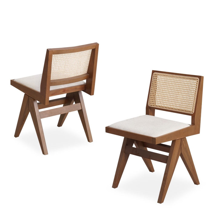 Luna Ahşap Kolsuz Yemek Masası Sandalyesi