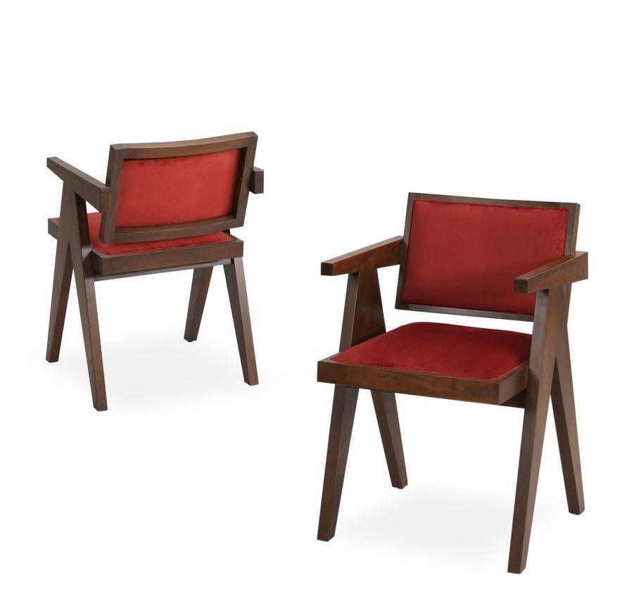 Luna Ahşap Yemek Masası Sandalyesi