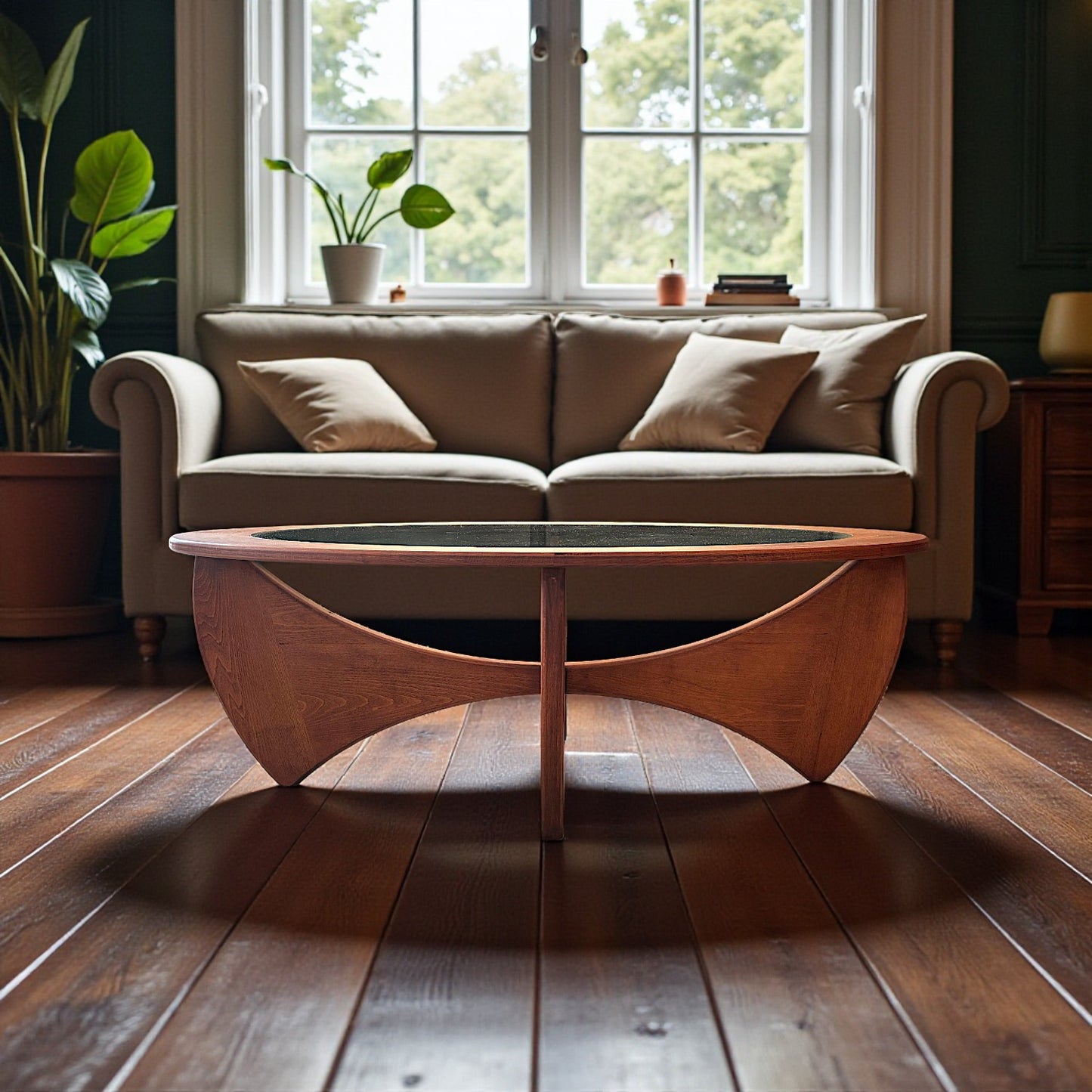 Mahrut Masif Ahşap Arabica Orta Sehpa