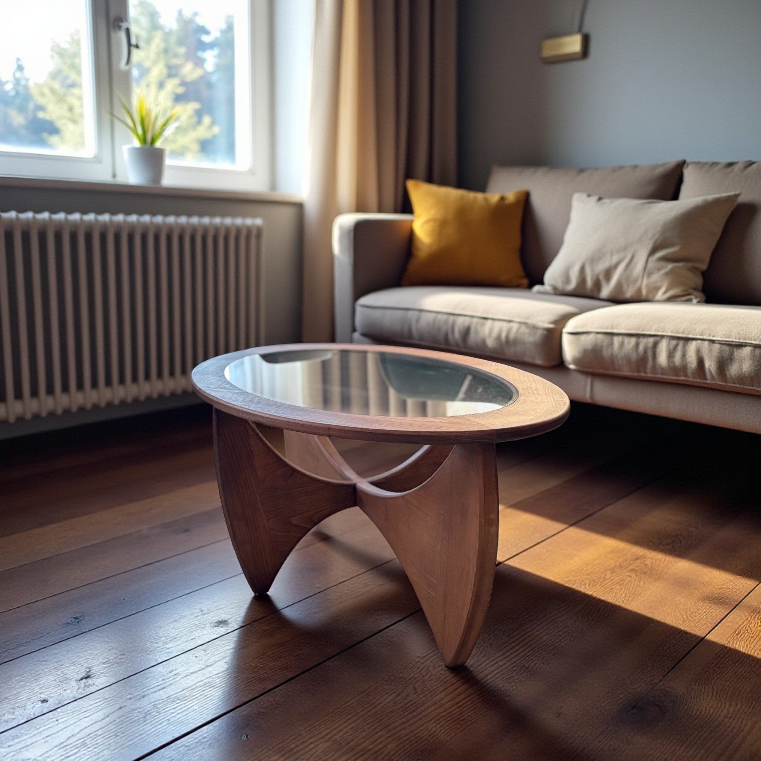 Mahrut Masif Ahşap Arabica Orta Sehpa