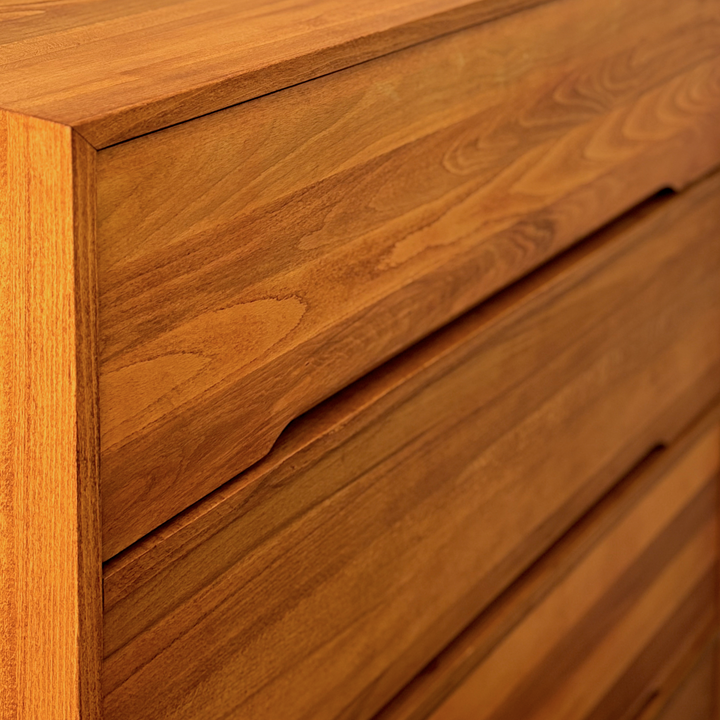 Mahal Masif Ahşap Cinnamon Brown Şifonyer