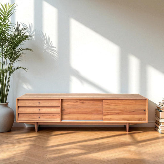 Mahir Masif Ahşap Bourbon Tv Ünitesi