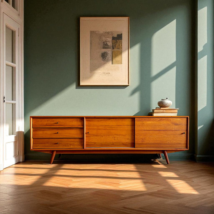 Mahir Masif Ahşap Cinnamon Brown Tv Ünitesi