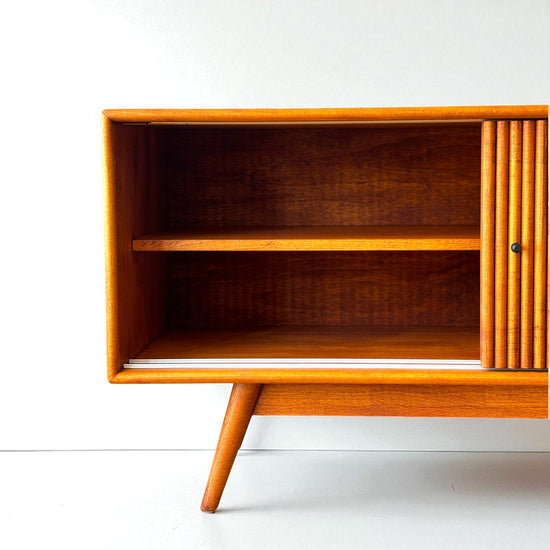 Mazhar V1 Solid Wood Cinnamon Brown TV Unit