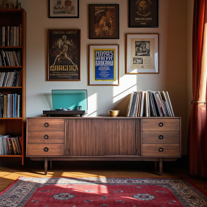 Mazhar V2 Masif Ahşap Cocoa Konsol