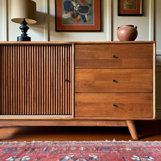 Mazhar V1 Masif Ahşap Ceviz Konsol