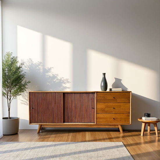 Mazhar V1 Masif Ahşap Ceviz Konsol