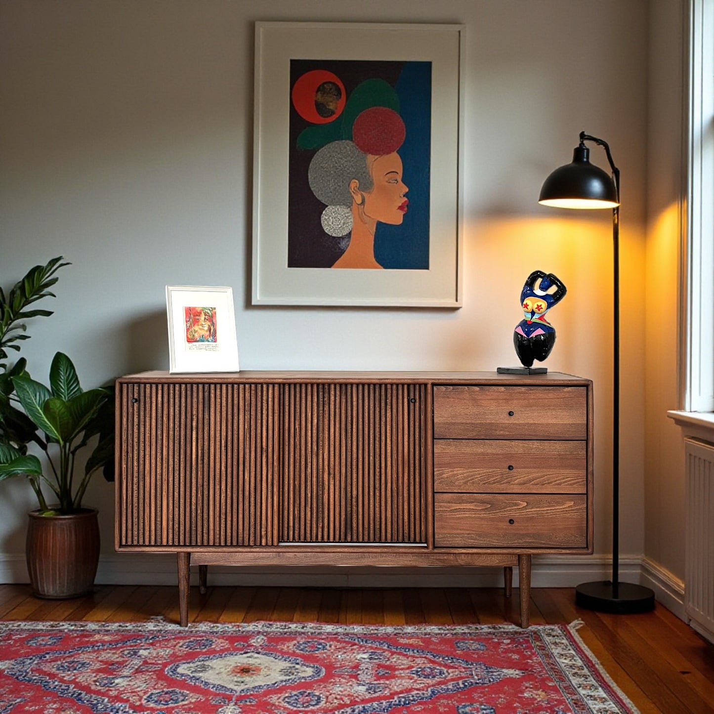 Mazhar V1 Masif Ahşap Cocoa Konsol