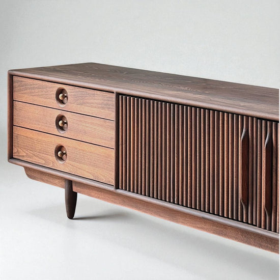 Mazhar V2 Masif Ahşap Cocoa TV Ünitesi