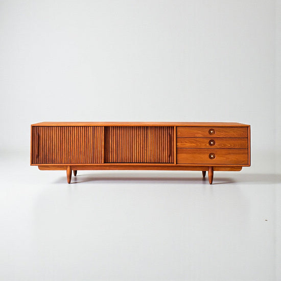 Mazhar V2 Masif Ahşap Cinnamon Brown TV Ünitesi