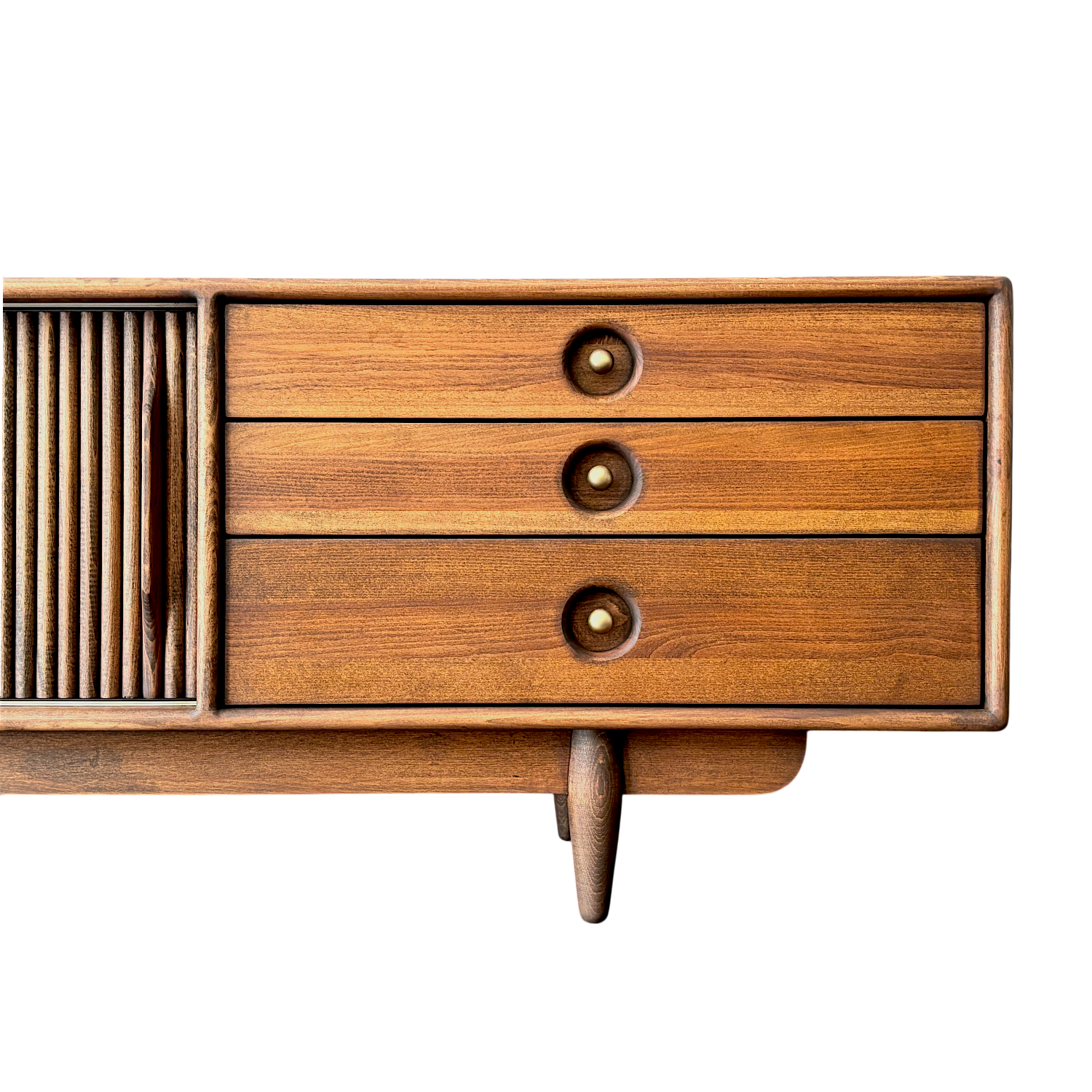 Mazhar V2 Masif Ahşap Cocoa TV Ünitesi