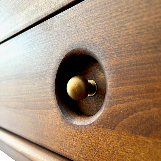 Mazhar V2 Masif Ahşap Cocoa TV Ünitesi