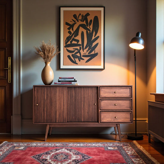 Mazhar V1 Masif Ahşap Cocoa Konsol