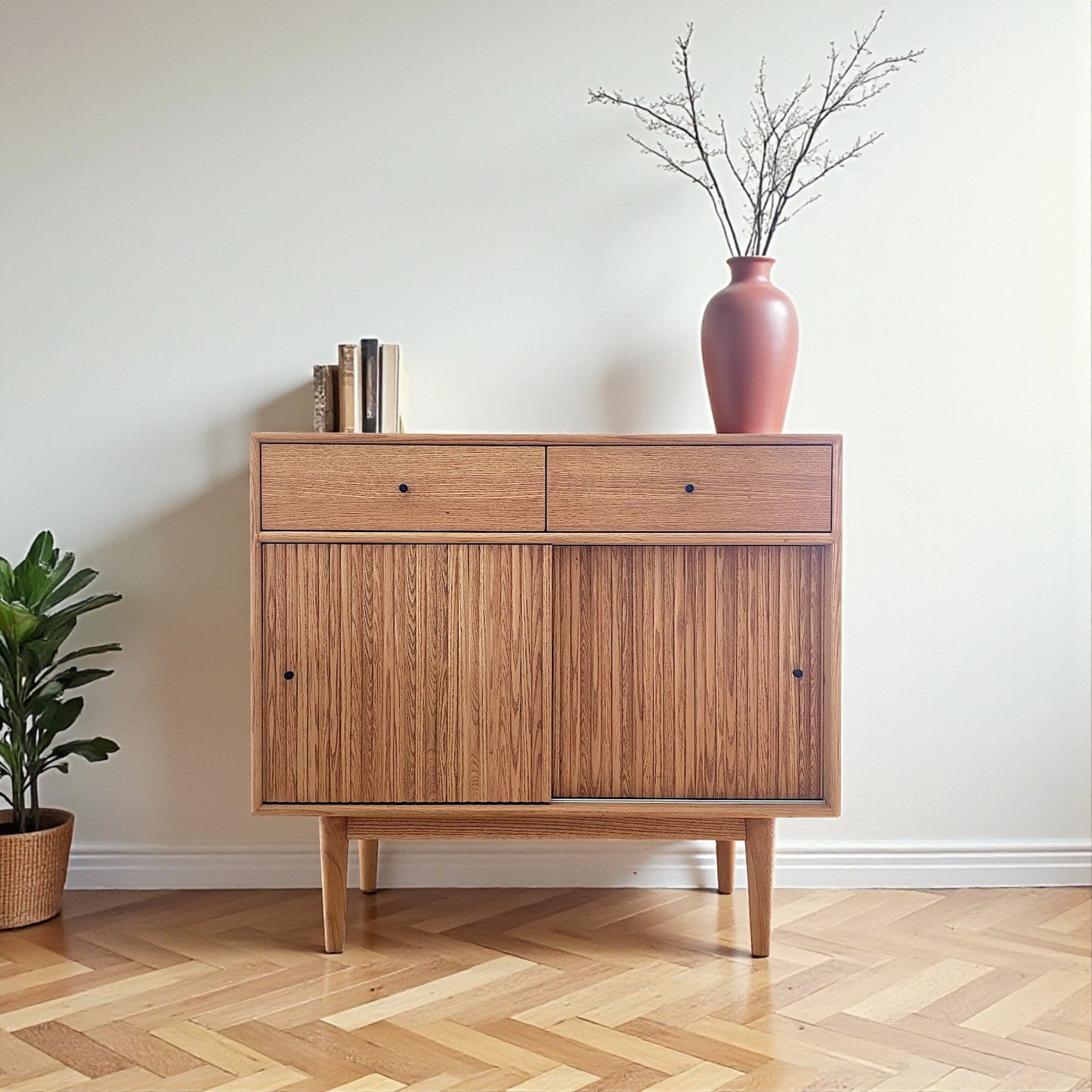 Mazhar V1 Masif Ahşap Bourbon Konsol