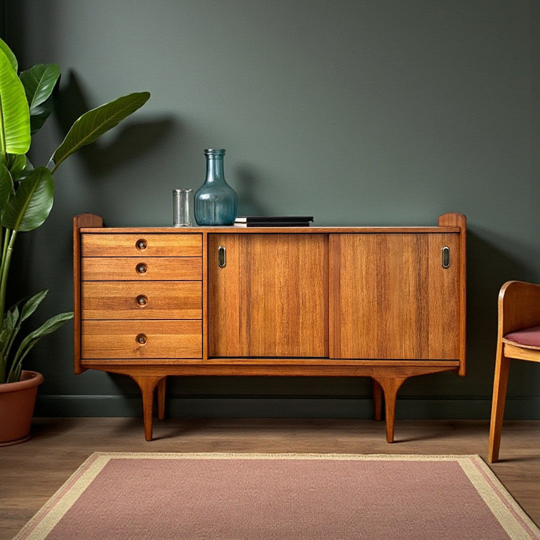 Mazi V2 Masif Ahşap Cinnamon Brown Konsol