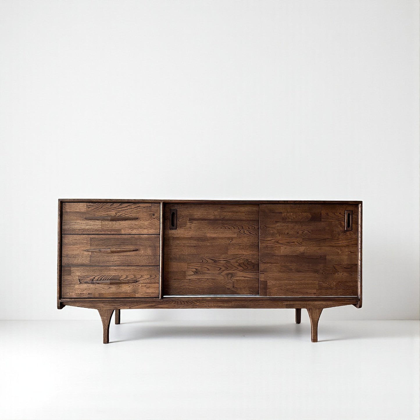 Mazi V1 Masif Ahşap Chocolate Konsol