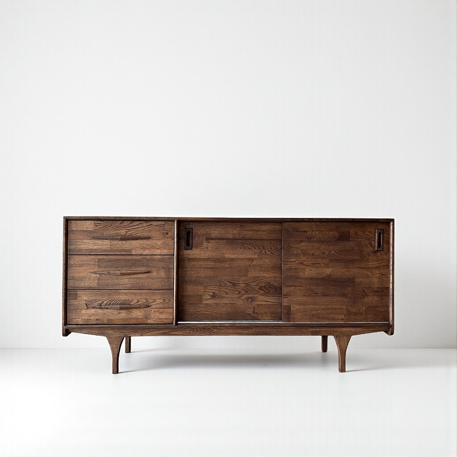 Mazi V1 Masif Ahşap Chocolate Konsol