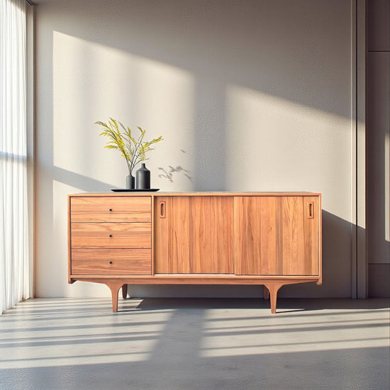 Mazi V1 Masif Ahşap Bourbon Konsol