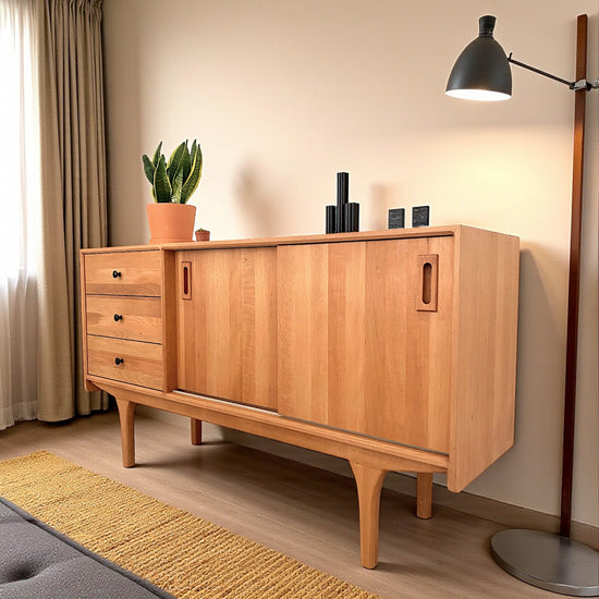 Mazi V1 Masif Ahşap Bourbon Konsol