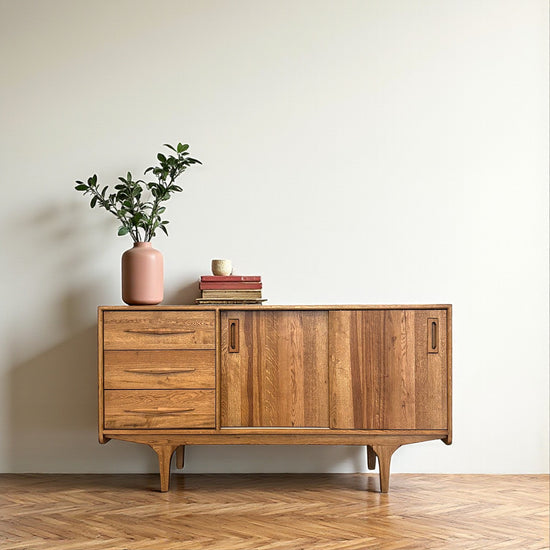 Mazi V1 Masif Ahşap Castle Brown Konsol