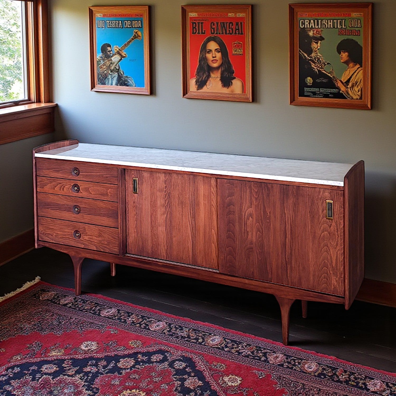 Mazi V2 Masif Ahşap Arabica Konsol