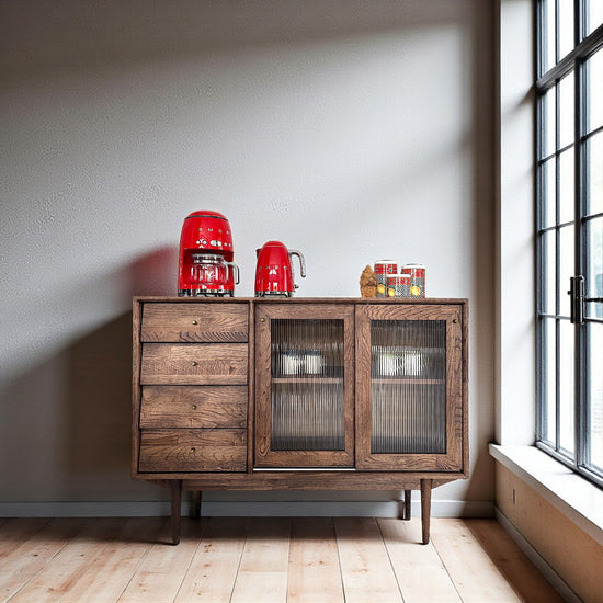 Muaşaka Masif Ahşap Chocolate Konsol